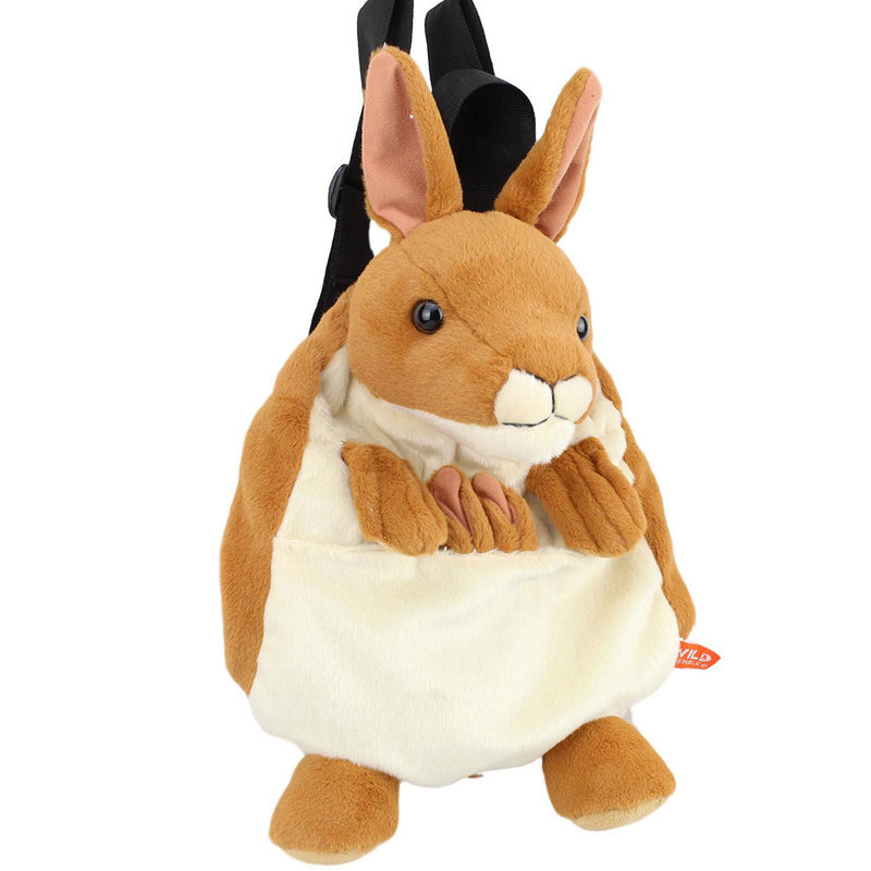 Kangaroo Backpack|Plush Toy|Stuffed Animal|36cm|Kids Back Packs|Animal  backpack|Wild Republic