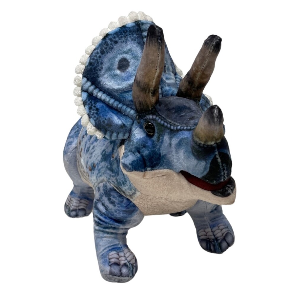Dino Triceratops Soft Plush Toy Wild Republic Artist Collection Soft Toy 45cm