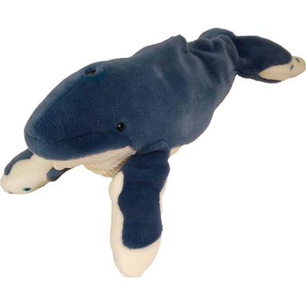 Whale Humpback Blue soft toy plush toy stuffed animal 12"/30cm NEW WILD