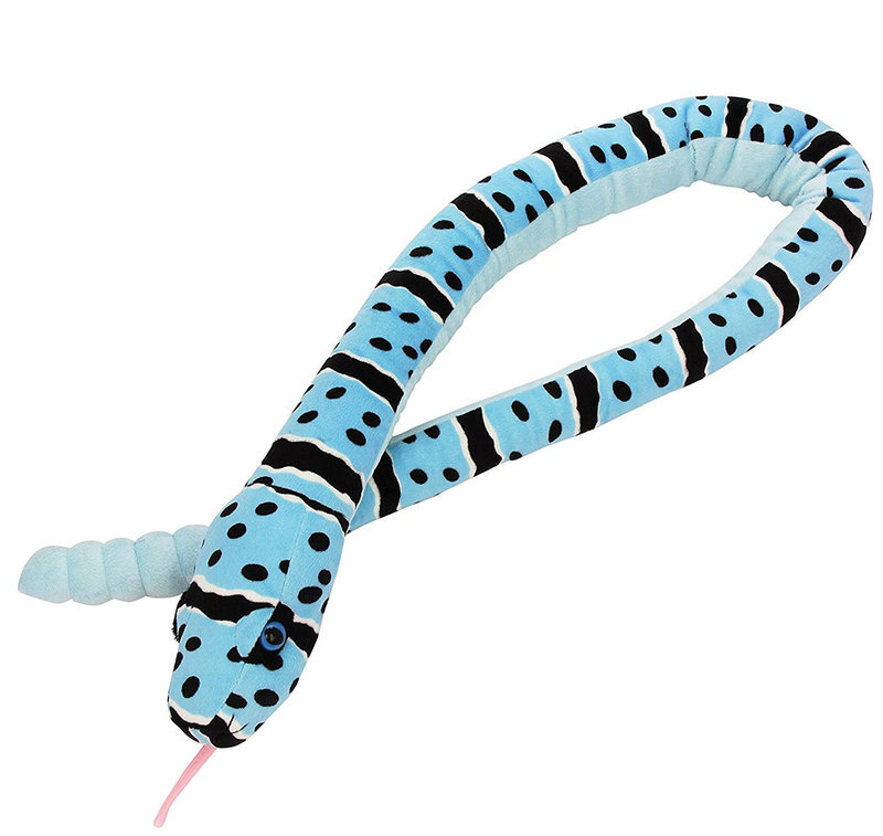 Snake Blue Rock Rattlesnake Toy With Sound 