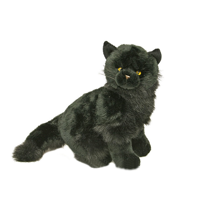 black cat stuffed toy