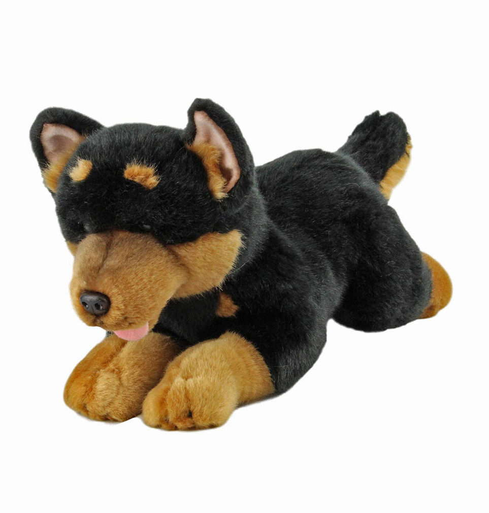 Gadget the Black Kelpie Dog Plush Toy - Bocchetta