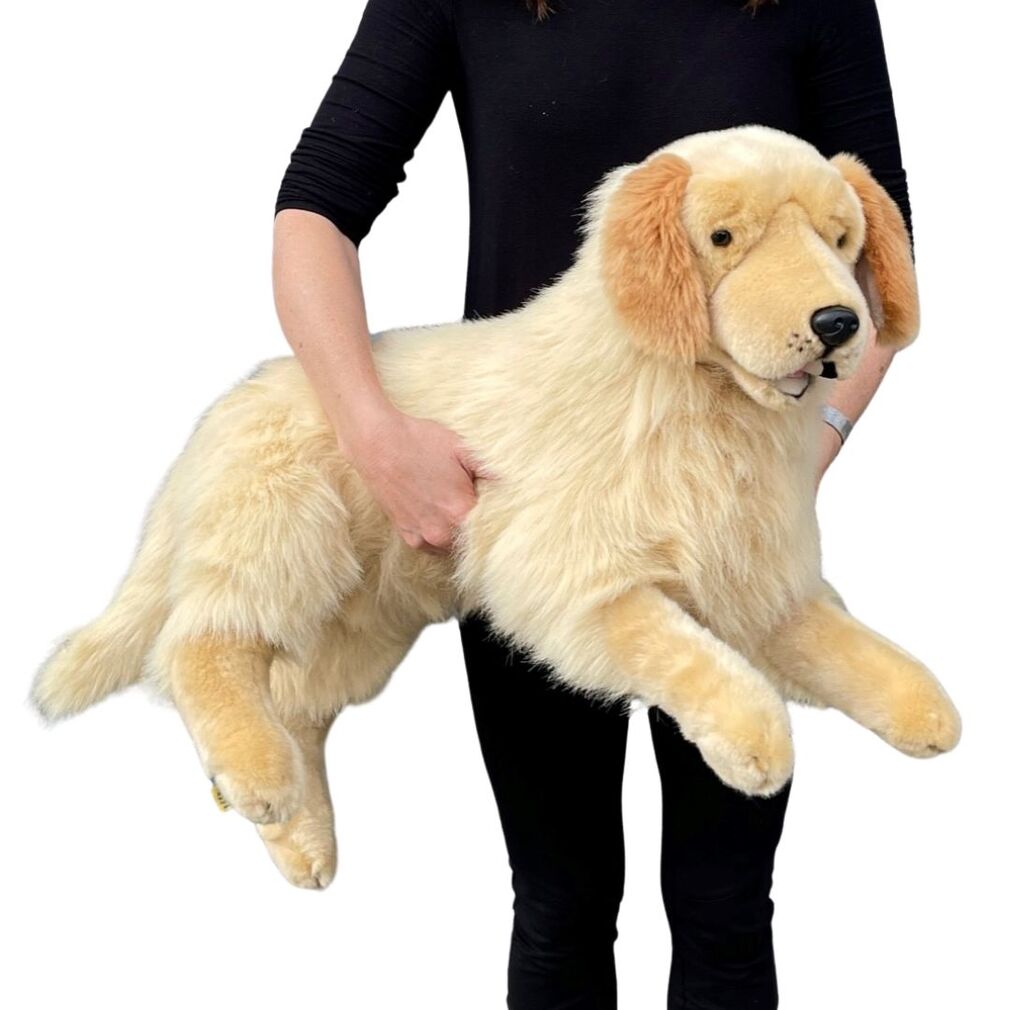 Golden Retrieversoft Plush Dogextra Largespencer By Bocchetta Plush Toys