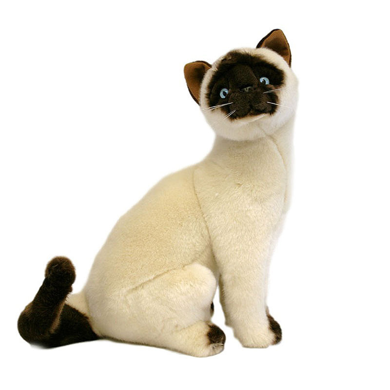 Siamese Cat Kitten soft plush toy|36cm|stuffed animal|Tulip|Bocchetta
