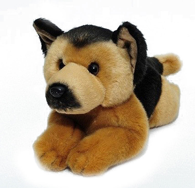 white german shepherd plush toy