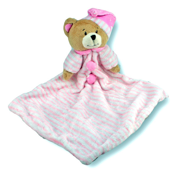 pink teddy comforter