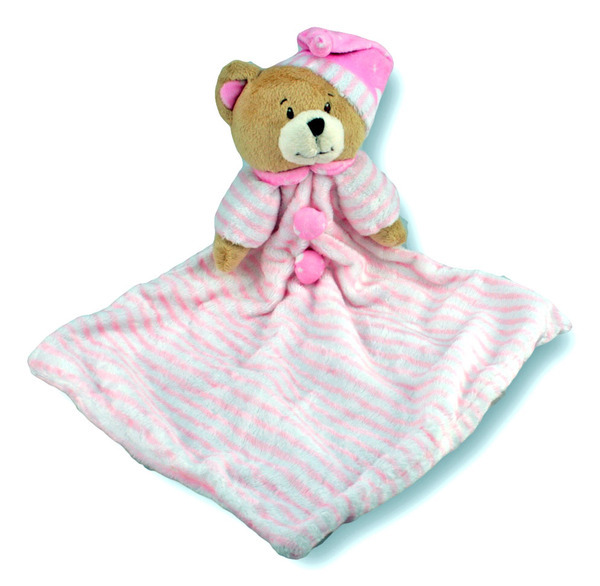 Bear Comforter Blankie Pink - Huggable