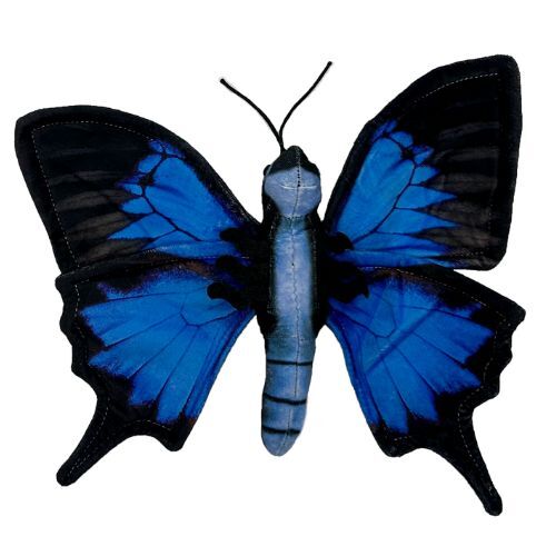 Blue Butterfly Hanging Soft Toy - Huggable