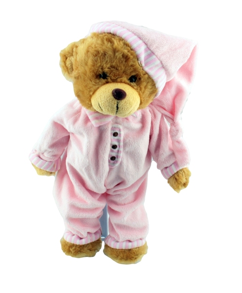 teddy bear in pyjamas