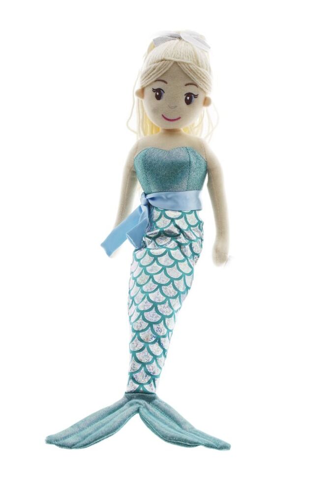 Mermaid Doll Soft Plush toy Cyrena Turquoise 45cm Cotton Candy