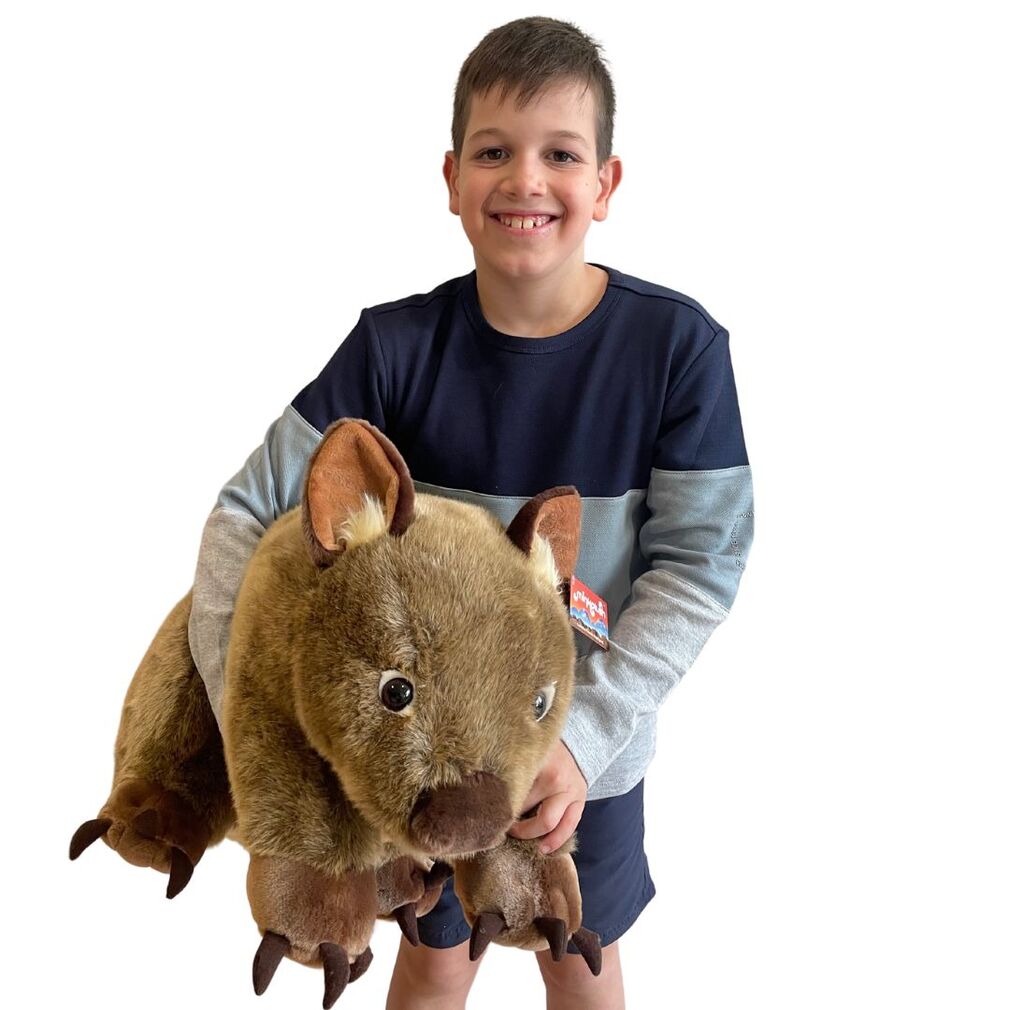 Wayne the Extra Large Wombat Soft Plush Toy  - Minkplush