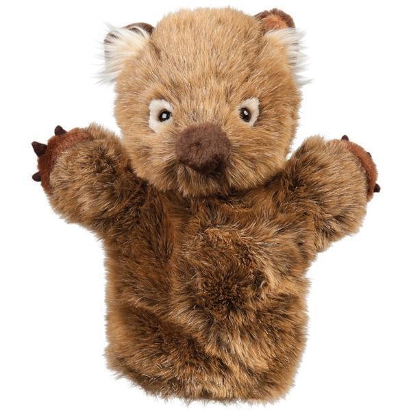 Wolly the Wombat Hand Puppet Soft Plush Toy  - Minkplush