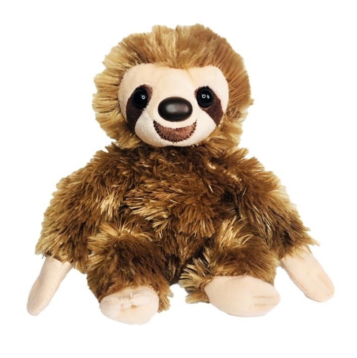 Wild Republic Sloth Hug'ems Mini Floppy Plush Smiling Hug ems Stuffed Animal NWT 