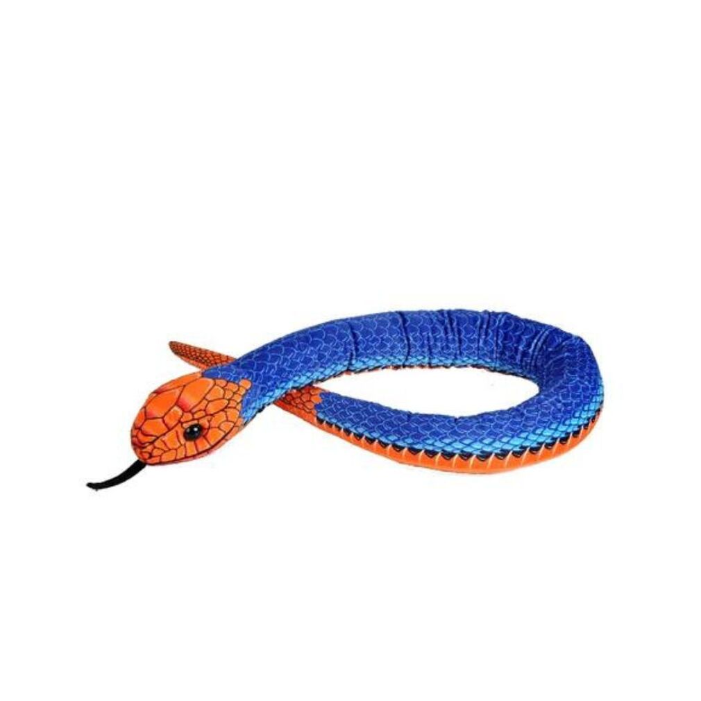 Snake Printed Coral Soft Toy - Wild Republic