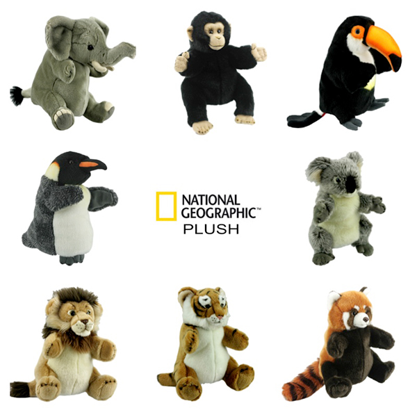 National Geographic Plush Full Bodied Hand Puppets Australia 