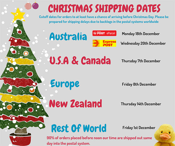 Xmas Shipping dates 2017 Stuffed With Plush Toys