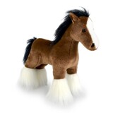 Clydesdale Horse Soft Toy