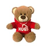 Bear Hoodie Red - Hugs - Elka