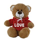 Bear Hoodie Red - Love - Elka