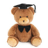 Graduation Teddy Bear With Hat Charles Light Brown