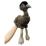 Australia Souvenir Fauna Kookaburra Bird Full Body Hand Puppet Soft Plush Toy 