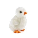 White Fluffy Chick Plush Toy  - Living Nature