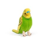Green Budgerigar With Sound Plush Toy  - Living Nature