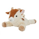 Laying Goat Microwaveable/Chiller Soft Toy - Cozy Plush