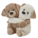 Warm Hugs Puppies Microwaveable/Chiller Soft Toy - Cozy Plush