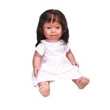 Down Syndrome Doll - Brunette Girl (long hair)