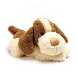 Patch Puppy Microwaveable/Chiller Soft Toy - Cozy Plush