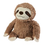 Brown Sloth Microwaveable/Chiller Soft Toy - Cozy Plush