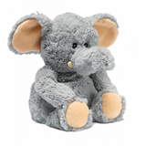 Elephant Microwaveable/Chiller Soft Toy - Cozy Plush