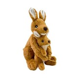 Kangaroo Mum & Baby Eco Buddies Soft Plush toy