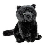 Black Cat Sitting - Faithful Friends