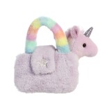 Unicorn Plushy Purple Bag - Fancy Pals