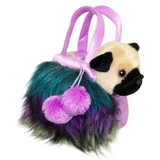 Pug Multi Fur Bag - Fancy Pals