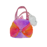 White Dog in Pink Bow Bag - Fancy Pals