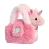 Unicorn Pink Furry Bag - Fancy Pals