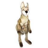 Red Kangaroo Soft Toy - Hansa