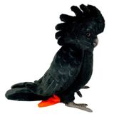 Hansa Black Cockatoo Hand Puppet soft plush toy 12"/32cm Puppet 