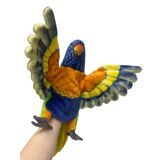 Rainbow Lorikeet Puppet Soft Toy - Hansa