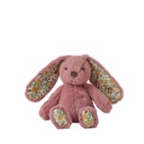 Floral Raspberry Bunny Rattle Small - Jiggle & Giggle