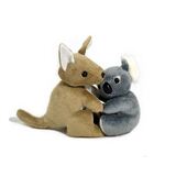 Koala and Kangaroo Hugging - C A Australia