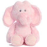 Snuggy Elephant Pink Soft Plush Baby Toy - Korimco