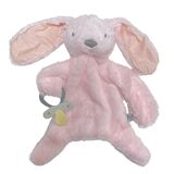Bunny Comforter with Dummy Holder Light Pink