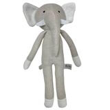 Knitted Large Grey Elephant - ES Kids