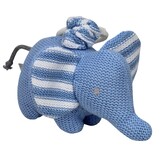 Knitted Elephant Pram Toy - Blue