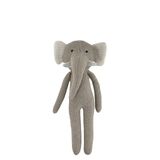 Knitted Grey Elephant Rattle - ES Kids