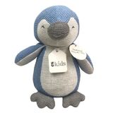 Knitted Musical Penguin Blue